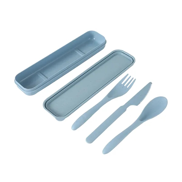 3pcs Portable Cutlery Tableware - 3pcs Portable Cutlery Tableware - Image 2 of 5