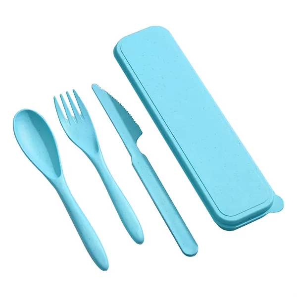 3pcs Portable Cutlery Tableware - 3pcs Portable Cutlery Tableware - Image 3 of 5