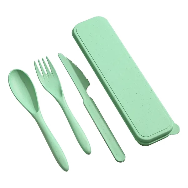 3pcs Portable Cutlery Tableware - 3pcs Portable Cutlery Tableware - Image 4 of 5