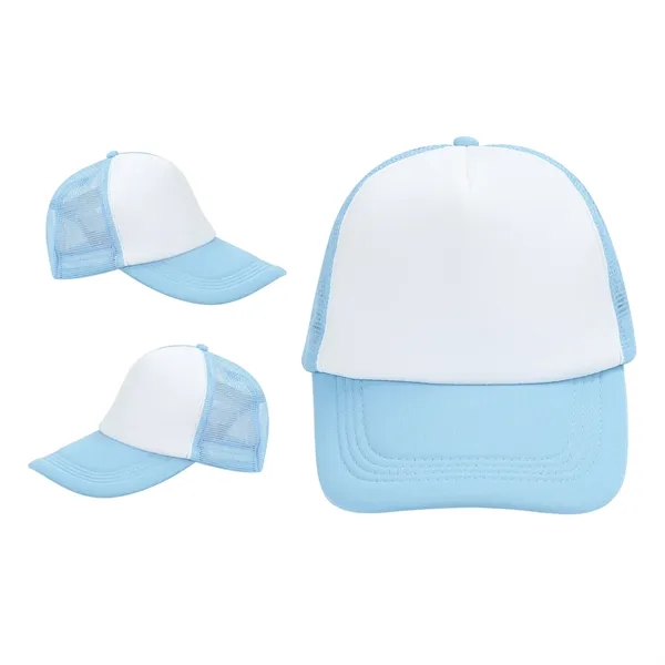 Two Tone Foam Trucker Mesh Cap - Two Tone Foam Trucker Mesh Cap - Image 12 of 29