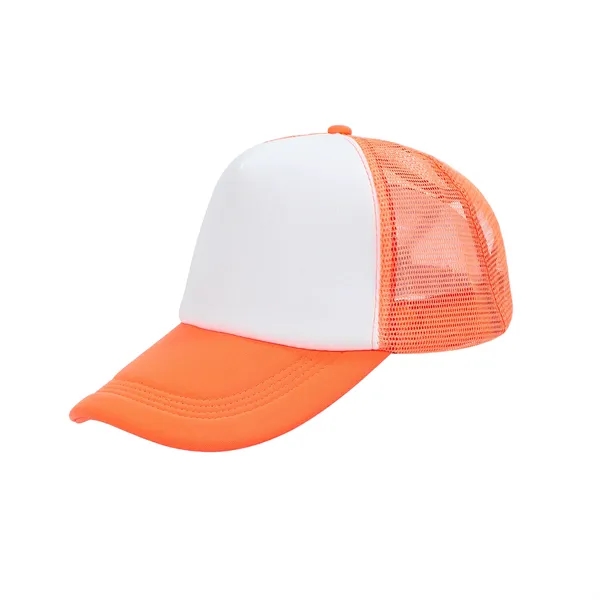 Two Tone Foam Trucker Mesh Cap - Two Tone Foam Trucker Mesh Cap - Image 18 of 29