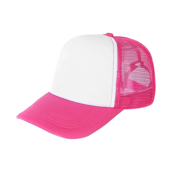 Two Tone Foam Trucker Mesh Cap - Two Tone Foam Trucker Mesh Cap - Image 28 of 29