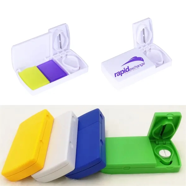Mini Pill Box Case With Compartments - Mini Pill Box Case With Compartments - Image 0 of 14