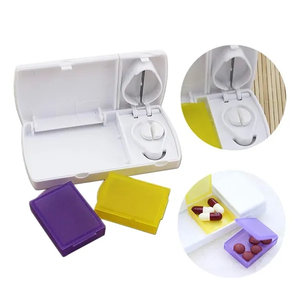 Mini Pill Box Case With Compartments - Mini Pill Box Case With Compartments - Image 1 of 14