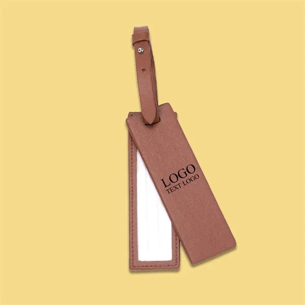 Original  Vegan Leather Luggage Tag