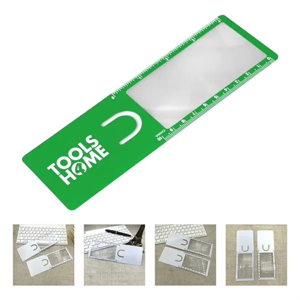 3X PVC Bookmark with Magnifier - 3X PVC Bookmark with Magnifier - Image 0 of 0