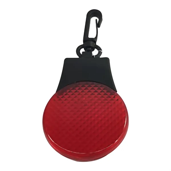 Cycling Safety LED Reflector Keychain for Backpack - Cycling Safety LED Reflector Keychain for Backpack - Image 2 of 3