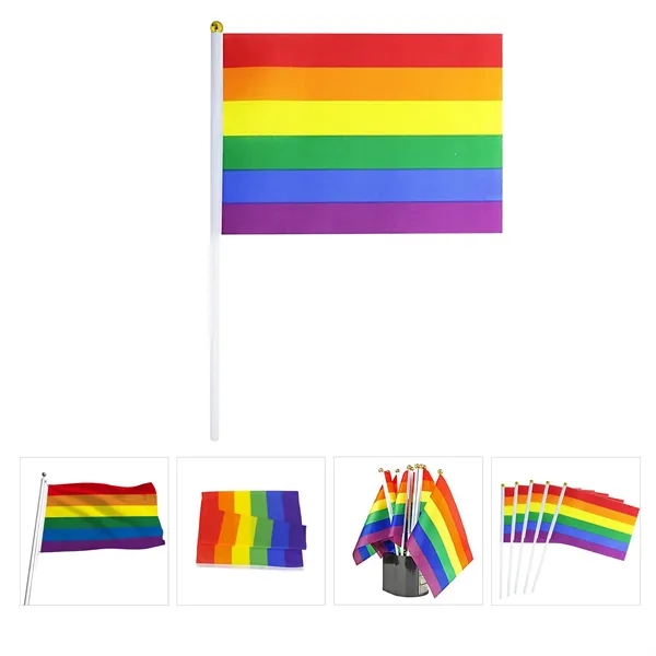 Rainbow Mini Pride Flags - Rainbow Mini Pride Flags - Image 0 of 3