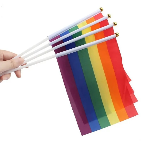 Rainbow Mini Pride Flags - Rainbow Mini Pride Flags - Image 2 of 3
