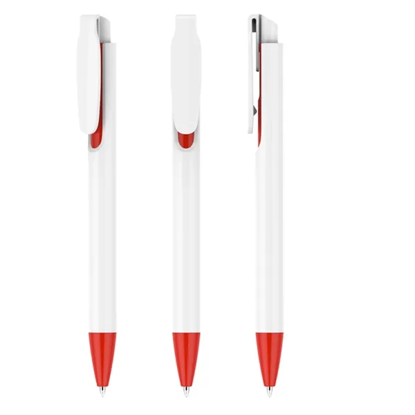 Plastic Retractable Ballpoint Pen - Plastic Retractable Ballpoint Pen - Image 7 of 22
