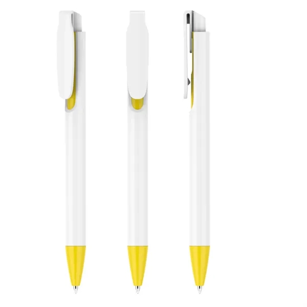 Plastic Retractable Ballpoint Pen - Plastic Retractable Ballpoint Pen - Image 10 of 22