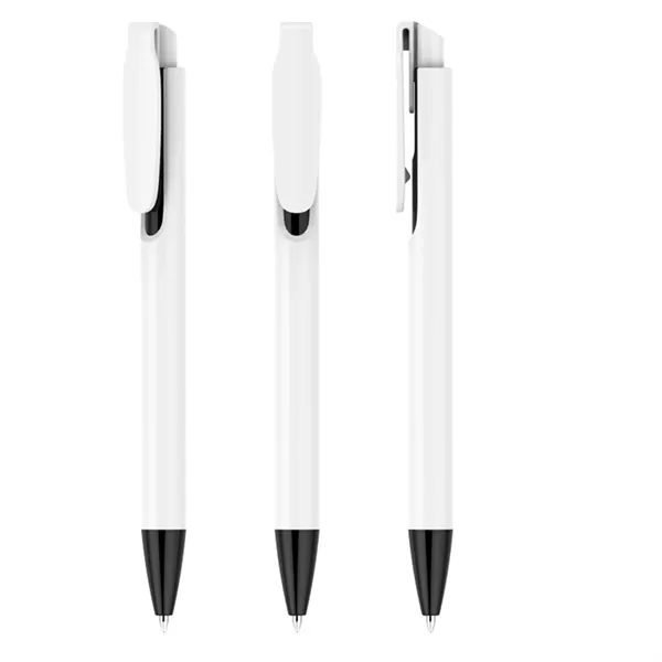 Plastic Retractable Ballpoint Pen - Plastic Retractable Ballpoint Pen - Image 12 of 22