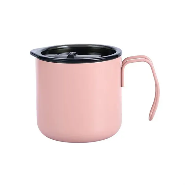 12 oz Stainless Steel Coffee Mug with Handle  Lid - 12 oz Stainless Steel Coffee Mug with Handle  Lid - Image 2 of 11