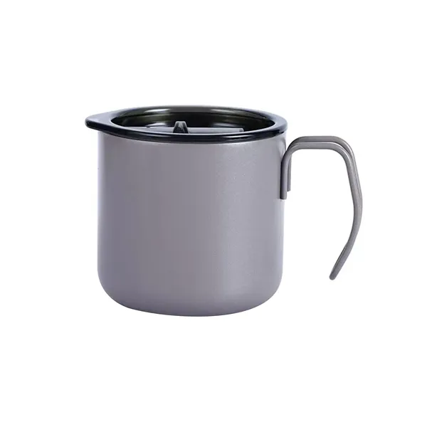 12 oz Stainless Steel Coffee Mug with Handle  Lid - 12 oz Stainless Steel Coffee Mug with Handle  Lid - Image 8 of 11