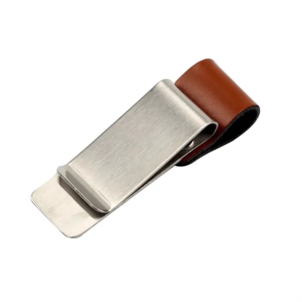 Metal Leather Notebook/Money Clip - Metal Leather Notebook/Money Clip - Image 2 of 3