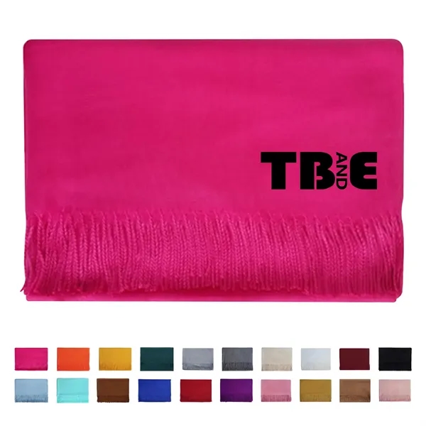 Solid Color Winter Pashmina Scarf