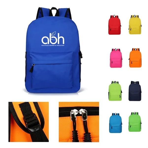 Classic Budget Backpack With Water Bottle Pocket - Classic Budget Backpack With Water Bottle Pocket - Image 0 of 12