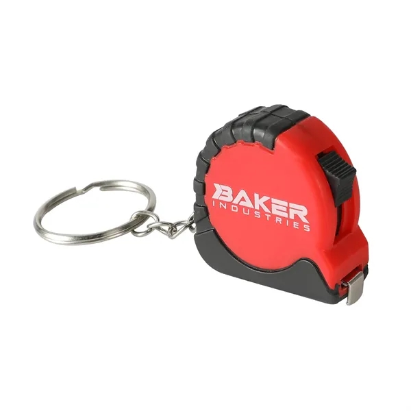 3 FT Portable Mini Tape Measure Keychain W/Slide Lock - 3 FT Portable Mini Tape Measure Keychain W/Slide Lock - Image 2 of 2