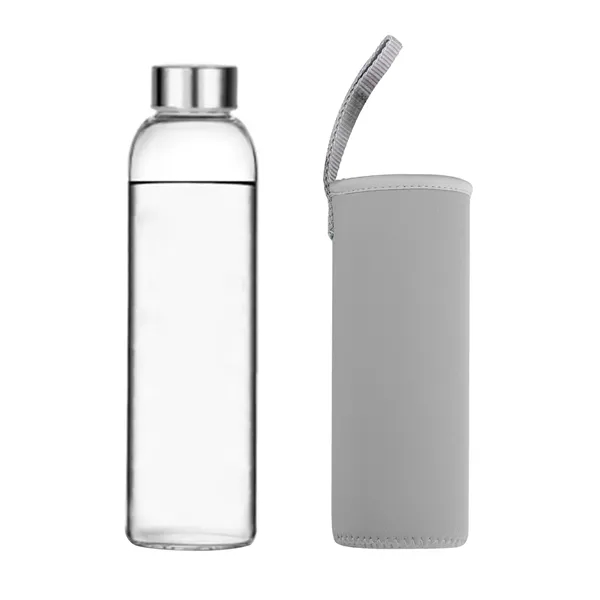 Glass Water Bottle - Glass Water Bottle - Image 5 of 16