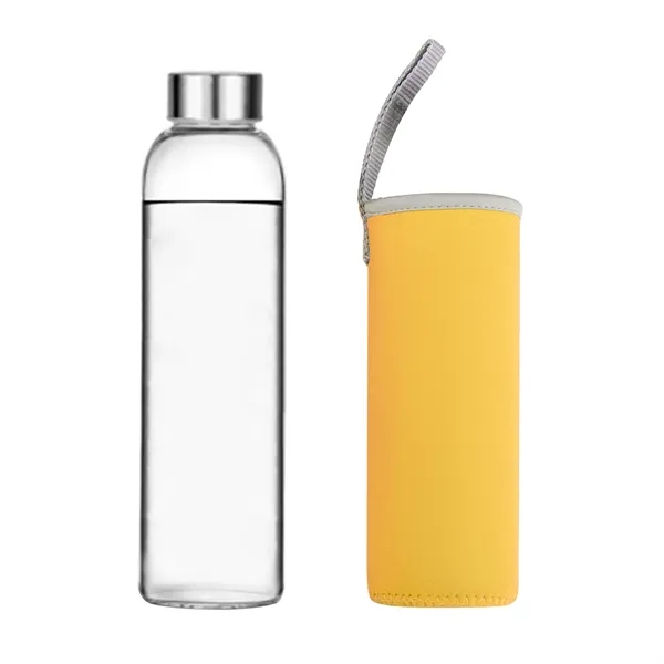Glass Water Bottle - Glass Water Bottle - Image 6 of 16