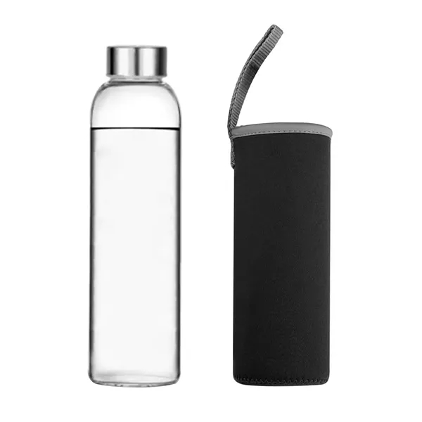 Glass Water Bottle - Glass Water Bottle - Image 10 of 16