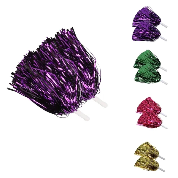 750 Streamer Solid Paddle Handle Poms - 750 Streamer Solid Paddle Handle Poms - Image 0 of 3