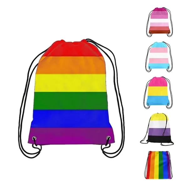 Rainbow drawstring bag - Rainbow drawstring bag - Image 0 of 3