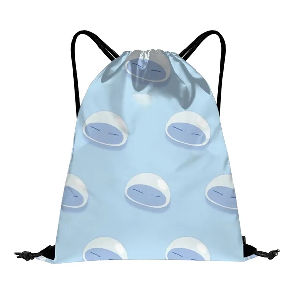 Full Color Dye Sublimated Drawstring Backpack - Full Color Dye Sublimated Drawstring Backpack - Image 1 of 3