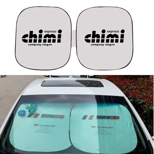 Car Windshield Sun Shade with Pouch - Car Windshield Sun Shade with Pouch - Image 0 of 3