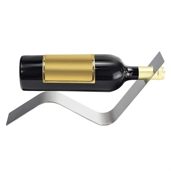 Simple Steel Wine Bottle Holder - Simple Steel Wine Bottle Holder - Image 4 of 4