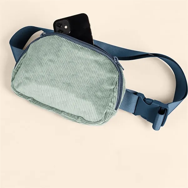 Corduroy Cross Body Fanny Bag - Corduroy Cross Body Fanny Bag - Image 5 of 7