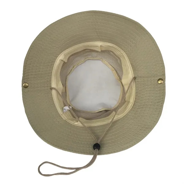 Wide Brim Mesh Sun Bucket Hat - Wide Brim Mesh Sun Bucket Hat - Image 8 of 19