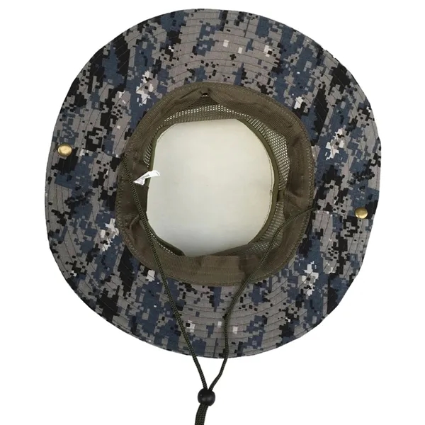 Wide Brim Mesh Sun Bucket Hat - Wide Brim Mesh Sun Bucket Hat - Image 9 of 19