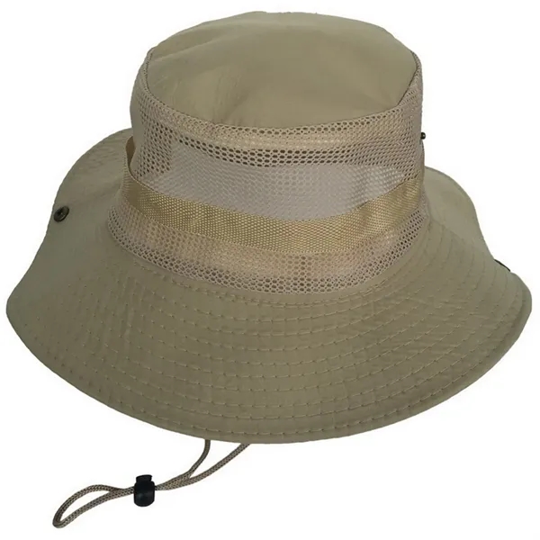 Wide Brim Mesh Sun Bucket Hat - Wide Brim Mesh Sun Bucket Hat - Image 13 of 19