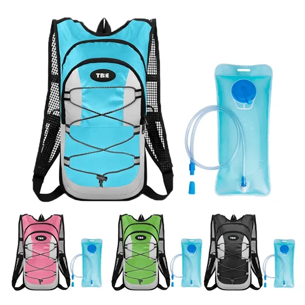 Outdoor Backpack Hydration Pack with 2L Water Bag - Outdoor Backpack Hydration Pack with 2L Water Bag - Image 0 of 7