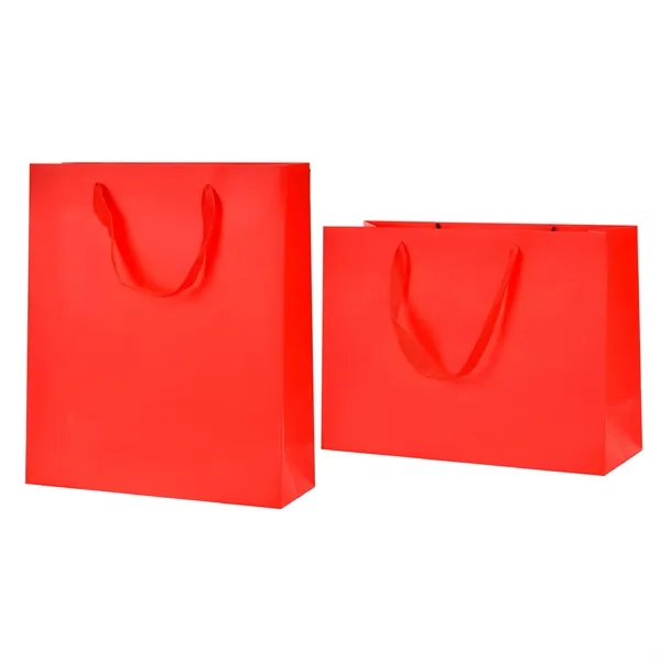 Matte Laminated Paper Shopping Bag - Matte Laminated Paper Shopping Bag - Image 4 of 9