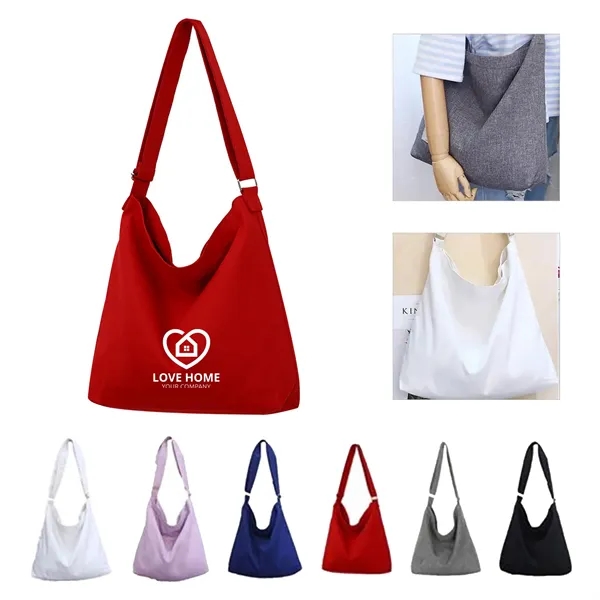 Solid Color Cotton Canvas Tote Bags