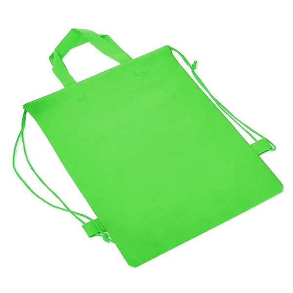 Non Woven Drawstring Bags With Handle - Non Woven Drawstring Bags With Handle - Image 1 of 12