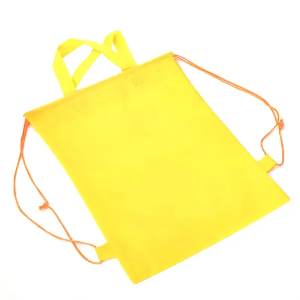 Non Woven Drawstring Bags With Handle - Non Woven Drawstring Bags With Handle - Image 2 of 12