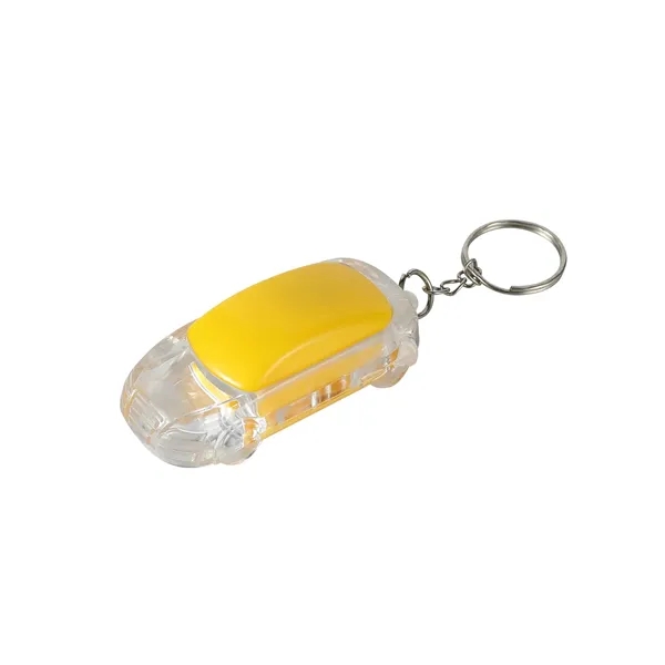 Car Shaped Led Flashlight Keychain - Car Shaped Led Flashlight Keychain - Image 1 of 4
