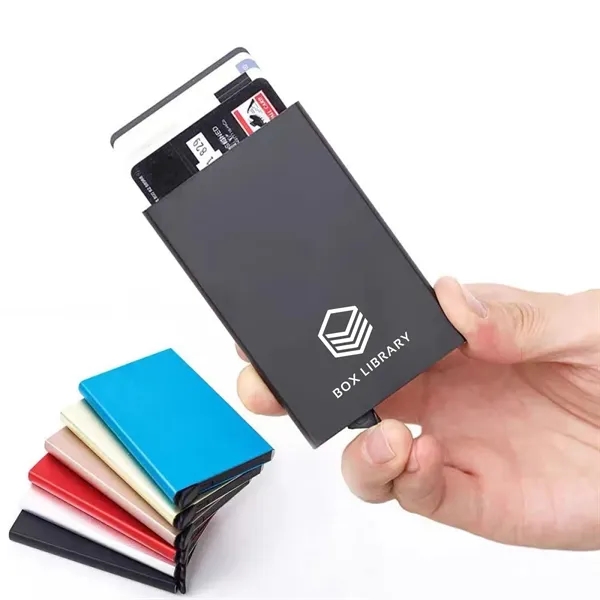 Automatic Pop Up RFID Business Card Case/Holder - Automatic Pop Up RFID Business Card Case/Holder - Image 0 of 3
