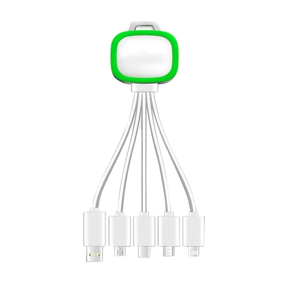 Light Up 5 In 1 Usb Charging Cable - Light Up 5 In 1 Usb Charging Cable - Image 1 of 3