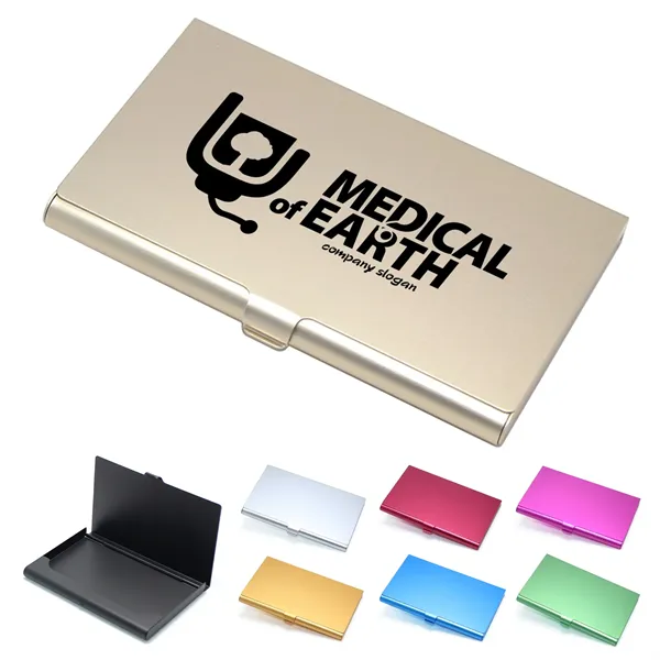 Metal Business Card Holder - Metal Business Card Holder - Image 0 of 6