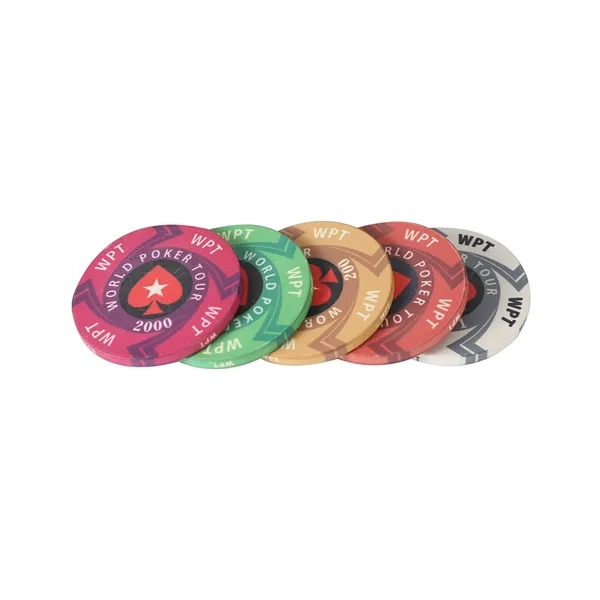 Custom Ceramic Poker Chip   39 MM - Custom Ceramic Poker Chip   39 MM - Image 1 of 5