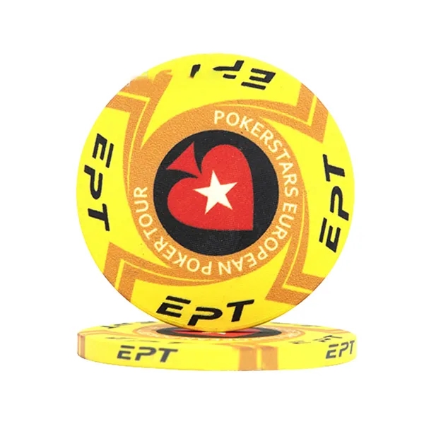 Custom Ceramic Poker Chip   39 MM - Custom Ceramic Poker Chip   39 MM - Image 4 of 5