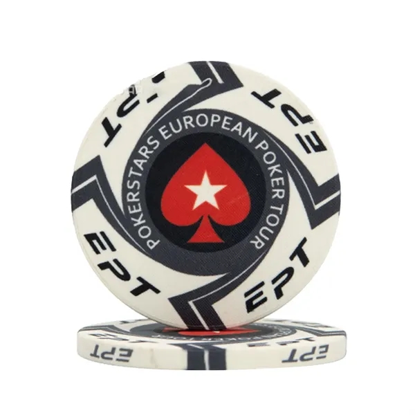 Custom Ceramic Poker Chip   39 MM - Custom Ceramic Poker Chip   39 MM - Image 5 of 5