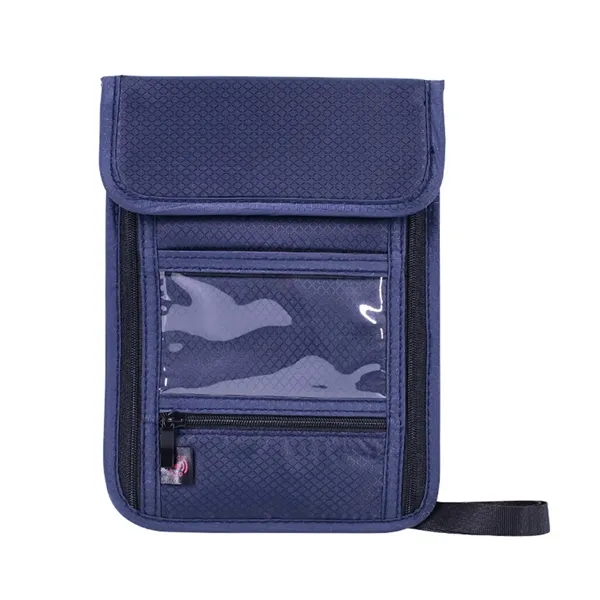 Nylon Multifunction Neck Wallet Badge Holder - Nylon Multifunction Neck Wallet Badge Holder - Image 2 of 6