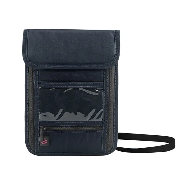 Nylon Multifunction Neck Wallet Badge Holder - Nylon Multifunction Neck Wallet Badge Holder - Image 4 of 6