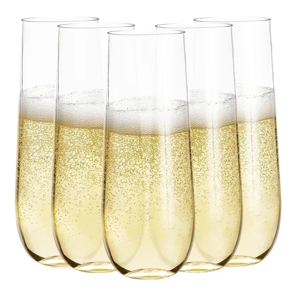 9 Oz. Stemless Plastic Wine Glasses - 9 Oz. Stemless Plastic Wine Glasses - Image 2 of 3