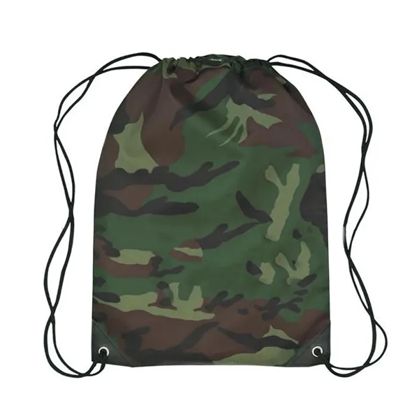 Simply Camo Drawstring Tote Bag - Simply Camo Drawstring Tote Bag - Image 4 of 9